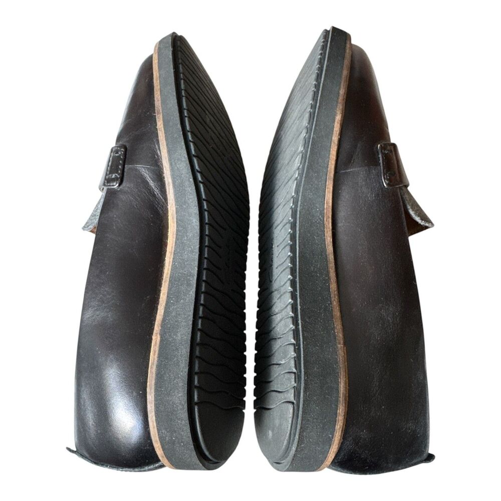 Clarks Artisan Glick Avalee Slip On Loafers Flats Size 8M Gray Black Business - Picture 3 of 7